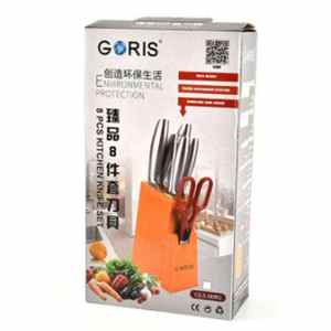 Ensemble d'ustensiles de cuisine de luxe en acier inoxydable 7 pièces avec support, vente chaude - Product Image 4