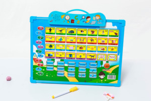 Giocattolo Educativo in Plastica per Bambini, Macchina per l'Apprendimento dell'Inglese, <span class=keywords><strong>Gioco</strong></span> Educativo con Alfabeto ABC, <span class=keywords><strong>Parole</strong></span> e Musica - Product Image 2