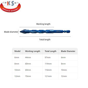 <span class=keywords><strong>Foret</strong></span> à carreaux de céramique super dur, perceuse excentrique à tête décalée pour béton, perceuse triangulaire spéciale - Product Image 5