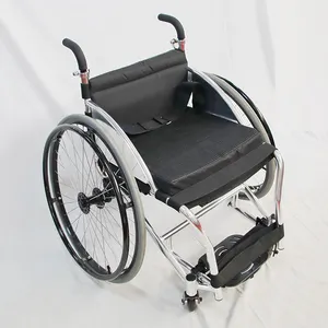 CE belgesi hafif tenis spor tekerlekli sandalye yarış tekerlekli sandalye engelli alüminyum hızlı bırakma manuel sandalye
