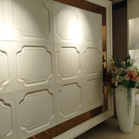 Vente flash : Plafond en relief blanc élégant, adapté aux appartements/salles/villas ; personnalisable en fonction des modèles fournis.