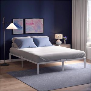 Base de Cama Metálica Moderna para Hospital con Láminas de Acero - Diseño Desmontable, Portátil, Duradera, Resistente, Fácil de Montar, con Espacio de Almacenamiento - Product Image 1