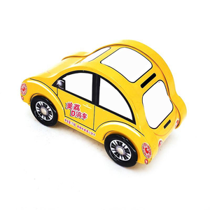 Hot Bán Tùy Chỉnh Nhỏ Xe Hình Kim Loại Hộp Thiếc Với Khó<span class=keywords><strong>a</strong></span> Chì<span class=keywords><strong>a</strong></span> Khó<span class=keywords><strong>a</strong></span> Cho Trẻ em' Ngân Hàng Đồng Xu Kẹo & Cookie Bao Bì Tiền Hộp - Product Image 3