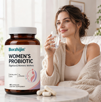 Capsules de Probiotiques pour Femmes Marque Blanche 50 Milliards de UFC Canneberge Multi-Souches Suppléments Végétaliens à Base de Plantes OEM