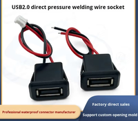 Connecteur de charge rapide USB EZON Type-C femelle avec plaque de fixation pour câble, idéal pour la modification et la réparation de petits appareils DIY, 2P 20V