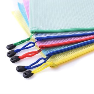 Hot Sale Cash Envelopes 5PCS Document <strong>Folder</strong> A4 <strong>File</strong> Zipper Bags Plastic Wallet <strong>Folder</strong> <strong>Zip</strong> <strong>Lock</strong> Bags Certificate <strong>Holder</strong> - Product Image 4