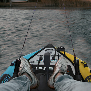 Inflatable 2-người chân-đạp ổ đĩa Trọng lượng nhẹ câu cá bền <span class=keywords><strong>Kayak</strong></span> cho Hoang Dã nước & đại dương sử dụng - Product Image 3