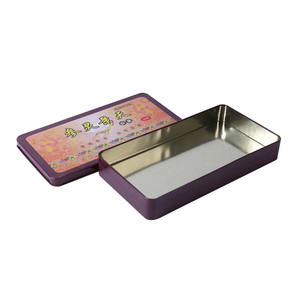 <span class=keywords><strong>Scatola</strong></span> di <span class=keywords><strong>latta</strong></span> rettangolare in metallo stampata personalizzata per tè al Ginseng e imballaggi a base di erbe | Contenitore regalo per uso alimentare - Product Image 2