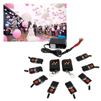 Système de tir de ballons sans fil à 8 canaux avec télécommande, kit d'éclatement de ballons pour fêtes, mariages et célébrations