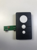 Transmisor RF para Puerta de Garaje Superheterodino con Código de Prevención Colone y Control Remoto con Código Variable/Aprendizaje, 4 Botones, Alcance de 100 m