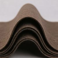 Tissu non tissé aiguilleté en PLA marron respirant et écologique, 150 g/m², biodégradable et ignifuge, personnalisé pour l'agriculture