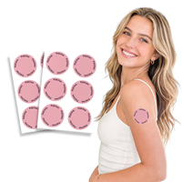 Patchs corporels aux huiles essentielles pour femmes, ingrédients naturels et végétaliens, application facile