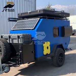 Caravana Expandible de Aluminio Tipo Lágrima para Acampar, Gimnasio, Fisicoculturismo, Deportes y Entretenimiento, Remolques de Viaje - Product Image 5