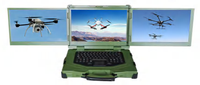 Laptop Tangguh T560W3 Layar Tiga 3x15.6 Inci Notebook Industri Portabel