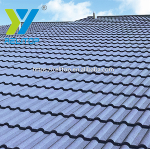 Tejas Metálicas con Recubrimiento de Piedra de Color Azul Puro Milano, para Techos de Casas Prefabricadas, Lámina de Techo de Galvalume, <span class=keywords><strong>Venta</strong></span> Directa de Fábrica - Product Image 3