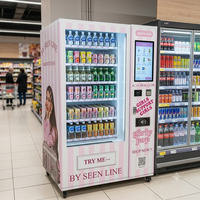 JOYVEND Slimme gekoelde snackautomaat met 21,5 inch touchscreen en SDK cloud-gebaseerd beheer voor sportscholen en sportcentra
