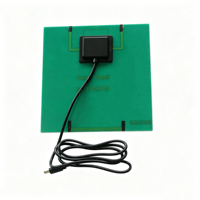 Panneau solaire monocristallin 3W 6V, chargeur pour caméra extérieure, surveillance de sécurité, charge de batterie 3.7V-5V, sortie Type-c, 145x145mm