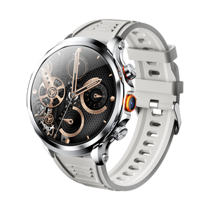 Nuevo <span class=keywords><strong>reloj</strong></span> <span class=keywords><strong>inteligente</strong></span> plateado 2025 redondo H18 <span class=keywords><strong>Caballero</strong></span> señoras impermeable IOS Android Montre Connect <span class=keywords><strong>reloj</strong></span> <span class=keywords><strong>inteligente</strong></span> 2025 para adultos - Product Image 2