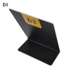 Rfid समीक्षा स्टैंड 13.56mhz मुद्रण योग्य खाली सफेद pvc <span class=keywords><strong>nfc</strong></span> टेबल मेनू टैग - Product Image 6