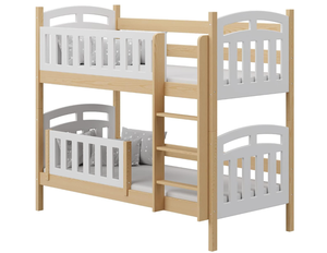 La Cama Doble <span class=keywords><strong>Infantil</strong></span> de Madera Está Equipada con 2 <span class=keywords><strong>Cajones</strong></span>, una <span class=keywords><strong>Escalera</strong></span> y un Barandilla de Seguridad Anticaídas - Product Image 2
