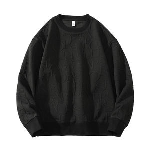 Nouveau pull homme printemps-automne, col rond américain, style décontracté, manches longues, t-shirt basique homme - Product Image 5