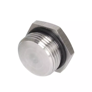 Tappo filettato in acciaio inossidabile 304 316 con superficie liscia, <span class=keywords><strong>vite</strong></span> esagonale esterna, copertura impermeabile IP68 antipolvere con guarnizione in gomma per uso industriale - Product Image 6