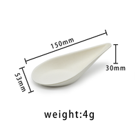 Mini-assiettes jetables 100 % biodégradables et compostables en bagasse de canne à sucre, écologiques, pour apéritifs et cuillères de dégustation, pour fêtes
