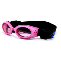 Lunettes de soleil pour animaux de compagnie, lunettes de moto pour chiens de taille moyenne, lunettes de protection contre le vent et le soleil pour animaux de compagnie avec mousse douce pour le visage