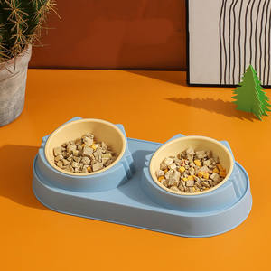 Ciotole Doppie per Animali Domestici, Dispenser di Cibo e Acqua in Acciaio Inox, Accessori per Cani e Gatti - Product Image 2