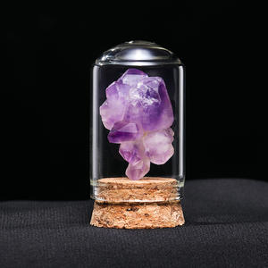 Adornos de espécimen de mineral de piedra en bruto de cristal natural-Mineral de cristal, Ágata y roca para regalos educativos de ciencia para niños - Product Image 3