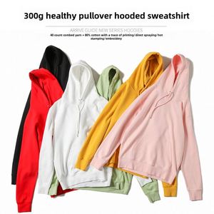 Sudadera con Capucha Saludable de 300G, Tela Delgada de Doble Cara, Logotipo Personalizado, Sudadera con Capucha al por Mayor, Sudadera Lisa - Product Image 2