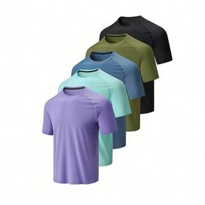 Polyester Quick Drying T <b>Shirt</b> for Men Lightweight Breathable Sportswear for Running Training and Gym - Product Image 6