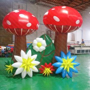 GZCY INFLATABLE, Decoración Inflable para Fiestas Temáticas del País de las Maravillas, Hongo y Flor Inflables con Luces LED, Material de Nailon Oxford, Decoración para Exteriores - Product Image 1