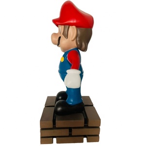 Statue <span class=keywords><strong>de</strong></span> <span class=keywords><strong>Super</strong></span> héros Mario en fibre <span class=keywords><strong>de</strong></span> verre, 5 pièces, personnage <span class=keywords><strong>de</strong></span> dessin animé, travail, décoration pour magasins/centres commerciaux - Product Image 3