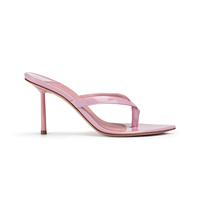 Mules 2026 en cuir vert laminé à talon moyen, style habillé, chaussures de marche pour femme