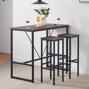 Vendita calda casa semplice e moderno tavolo da pranzo <span class=keywords><strong>set</strong></span> salvaspazio minimalista colazione angolo pranzo tavolo da pranzo 2 sgabelli <span class=keywords><strong>set</strong></span> 3 torte - Product Image 3