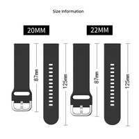 Bracelet de sport en silicone multicolore avec boucle ardillon pour Samsung Galaxy Watch 5 6 – Bracelet de remplacement en gros