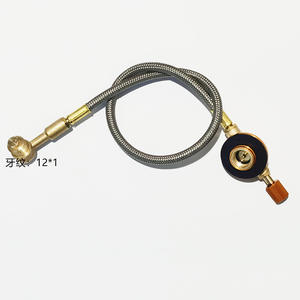 <span class=keywords><strong>Adaptateur</strong></span> de Recharge de Gaz <span class=keywords><strong>Propane</strong></span> pour Réchaud de Camping Extérieur OEM, Raccord pour Bouteille Plate, <span class=keywords><strong>Adaptateur</strong></span> de Réservoir, Tube Métallique Durable - Product Image 1