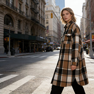 Gabardina Ligera y Transpirable para Mujer, Primavera 2026, Larga, Cortavientos, Cierre de un Solo Botón - Product Image 6