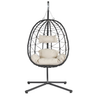 Vente en gros Fauteuil œuf rétro Fauteuil œuf rond Fauteuil œuf petit Fauteuil œuf balançoire avec support