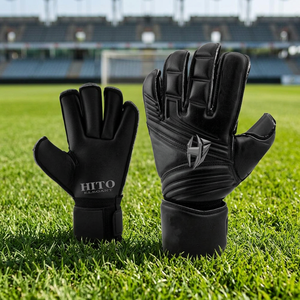 Gants de gardien de but de football professionnels en latex, à doigts entiers, antidérapants, avec protection des doigts, sangle élastique, haute qualité - Product Image 3