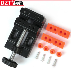 Dzt Mini Flat Jaw Vise Aluminum Alloy 108mm <b>Bench</b> Clamp For Diy Jewelry <b>Tools</b> - Product Image 4