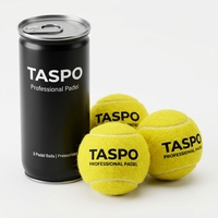 Balles de padel approuvées FIP, pressurisées, haute qualité, logo personnalisé, fabrication OEM, vente en gros, approvisionnement en vrac, entraînement, match, padel professionnel
