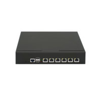 Prix usine 6Lans D525 Pfsense Mini serveur pare-feu sans ventilateur D525 J4125 3865U 6200U Mikrotik Pfsense Mini routeur Pc réseau WAN