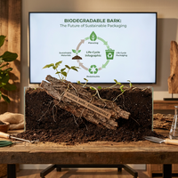 Kulit Tanaman Alami, Gabus, Kain, Bahan Ramah Lingkungan Biodegradable untuk Tas, Sepatu, dan Kemasan