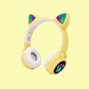 Audífonos Inalámbricos <span class=keywords><strong>B</strong></span>-30 con Orejas de Gato, RGB, Coloridos, Lindos, con Luz LED Intermitente, Versión 5.0, para Niños - Product Image 3