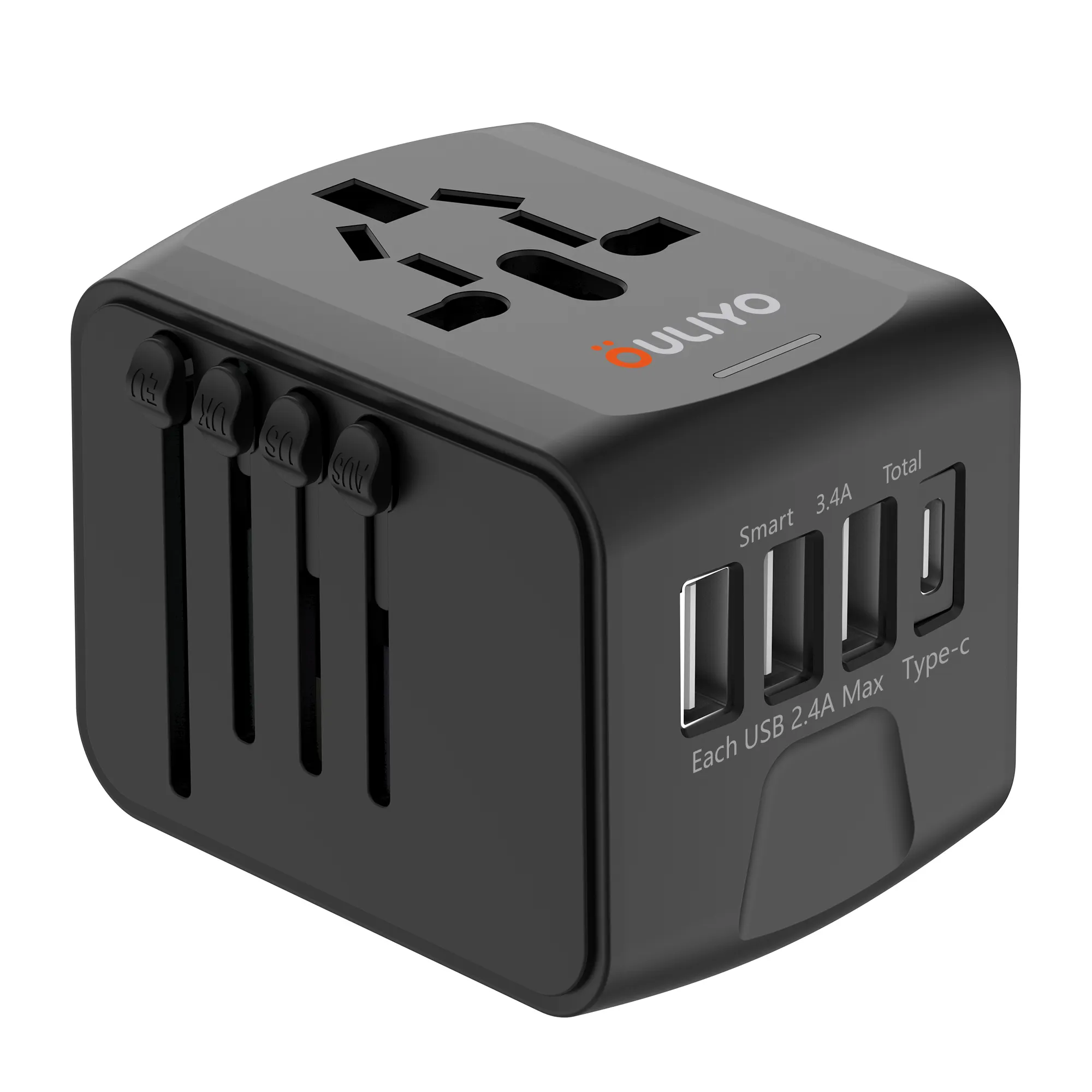 Android phone mobile charger electrical plugs smart world type-C USB travel Adapter