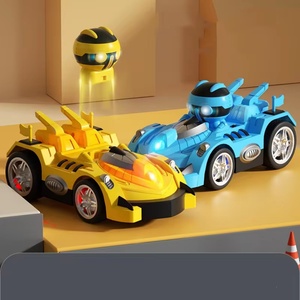 SJY-ZF17 2.4G Remote Control Karting <b>Toys</b> Two-Player Battles Bumper <b>Music</b> Light Sensory <b>Toy</b> Crash Ejection Robot for Children - Product Image 2
