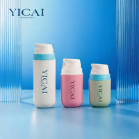 Flacon pompe sans air à large ouverture en PP, 30 ml, 50 ml, 100 ml, recyclable, écologique, pour crème visage et soins de la peau