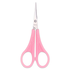Stainless Steel Embroidery Scissors Pink Upturned Tips For Cross Stitch And Needlework Crafts Household Use - Product Image 4